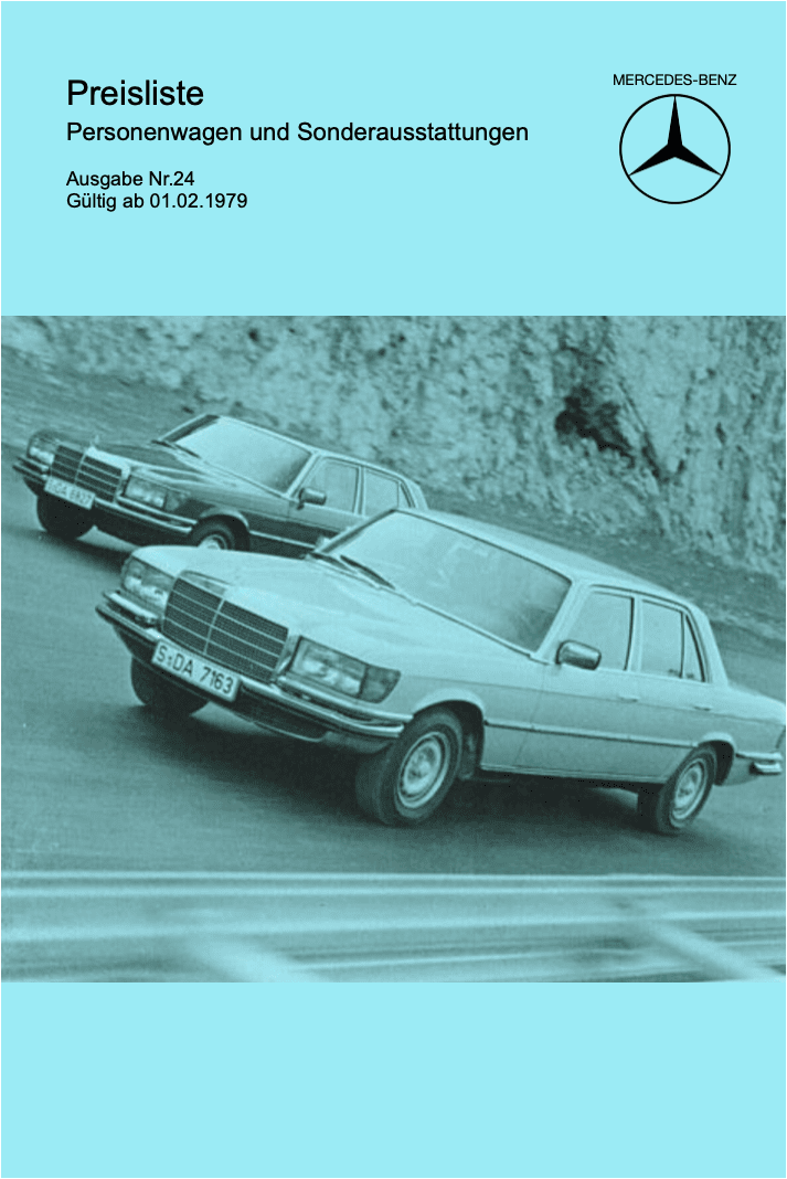 Preisliste ab 02/1979