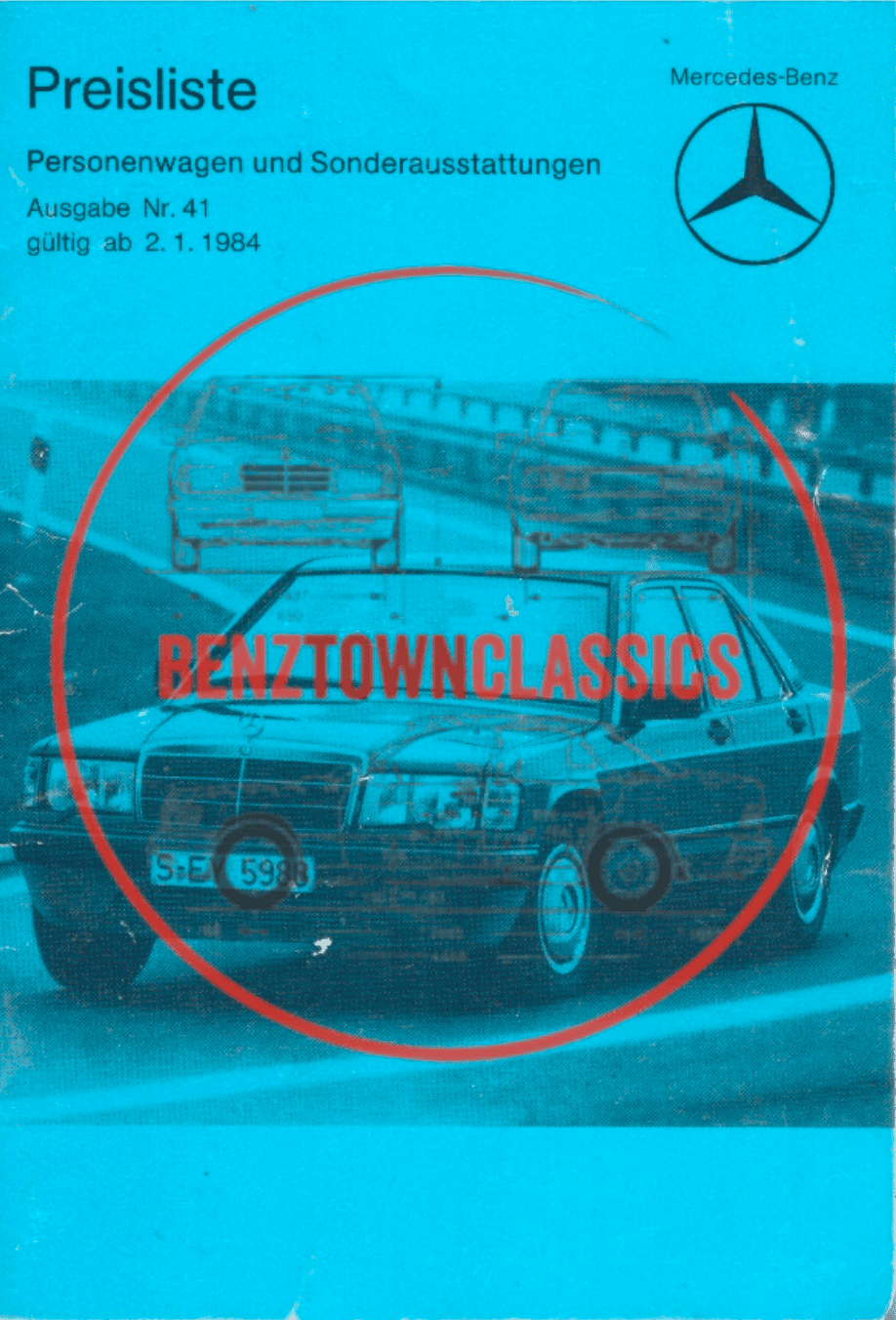 Preisliste ab 01/1984